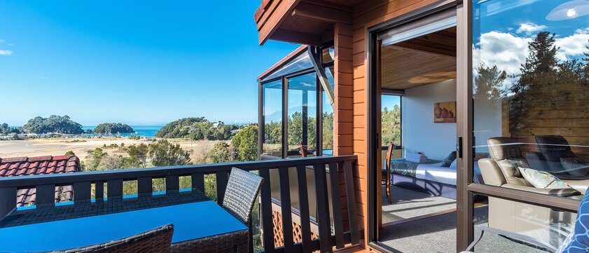 Ausblick Kimi Ora Spa Resort