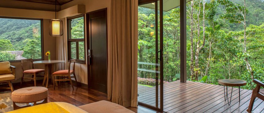 El Silencio Lodge and Spa Balkon