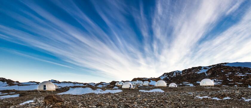 Whichaway Camp Panorama-Ansicht