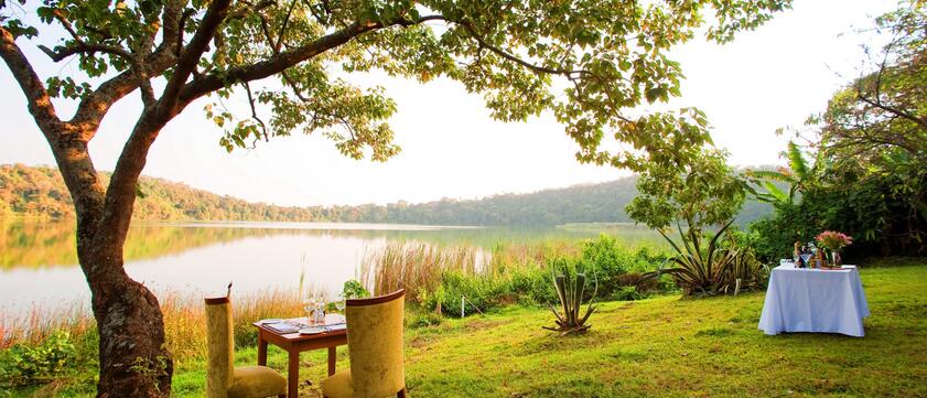 Lake Duluti Lodge Blick auf den See