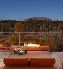 Longitude 131° Luxury Tent Balcony