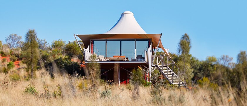 Longitude 131° Luxury Tent Exterior