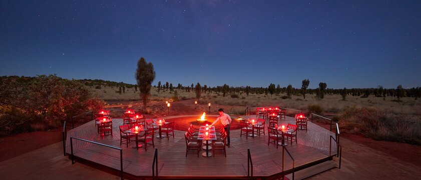 Longitude 131° Restaurant Terrasse