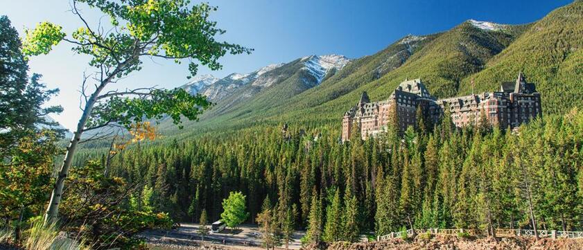 The Fairmont Banff Springs Außenansicht