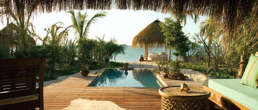 Azura Benguerra Island Ausblick Beach Villa