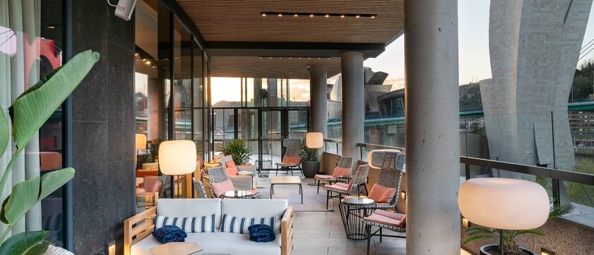 Hotel Vincci Consulado de Bilbao Terrasse