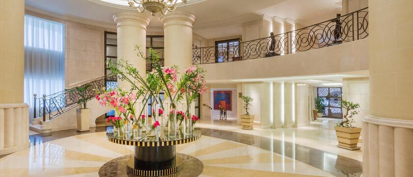 Kempinski Nile Hotel Garden City Cairo Empfangsbereich