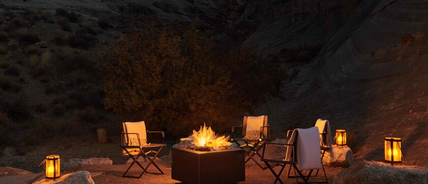 Amangiri Lagerfeuer