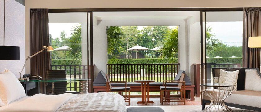 Le Méridien Chiang Rai Resort Großes Deluxe Zimmer mit Gartenterrasse