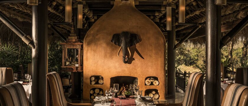 Four Seasond Tented Camp Golden Triangle Restaurant