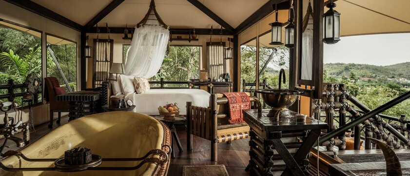 Four Seasond Tented Camp Golden Triangle Zimmer