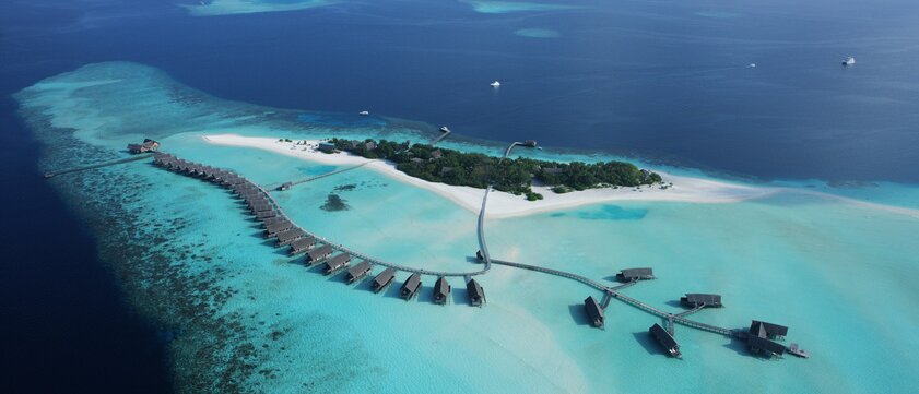 Como Cocoa Island Luftaufnahme