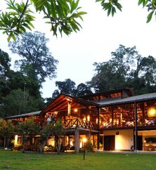 Borneo Rainforest Lodge Außenansicht