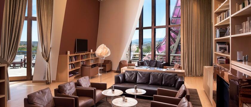 Hotel Marques de Riscal Bibliothek