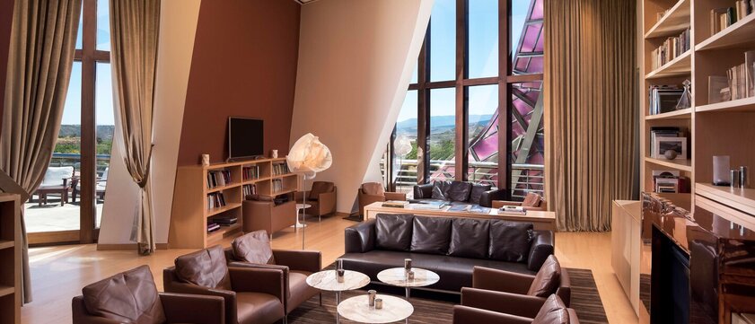 Hotel Marques de Riscal Bibliothek
