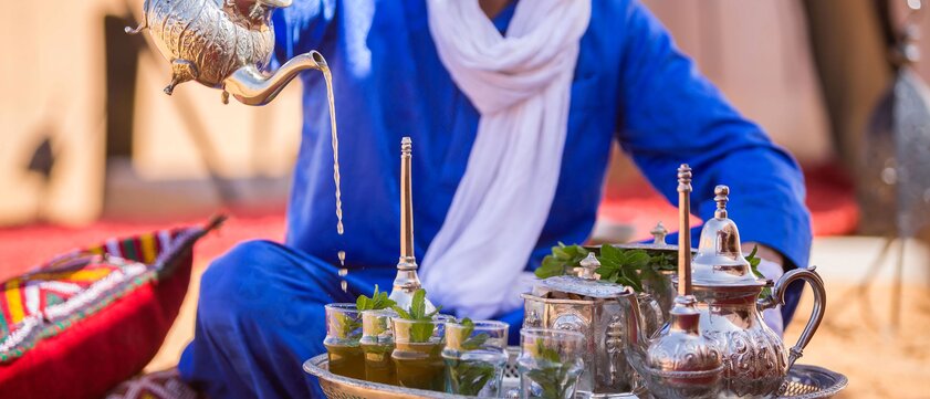 Merzouga Luxury Desert Camp Teezeremonie