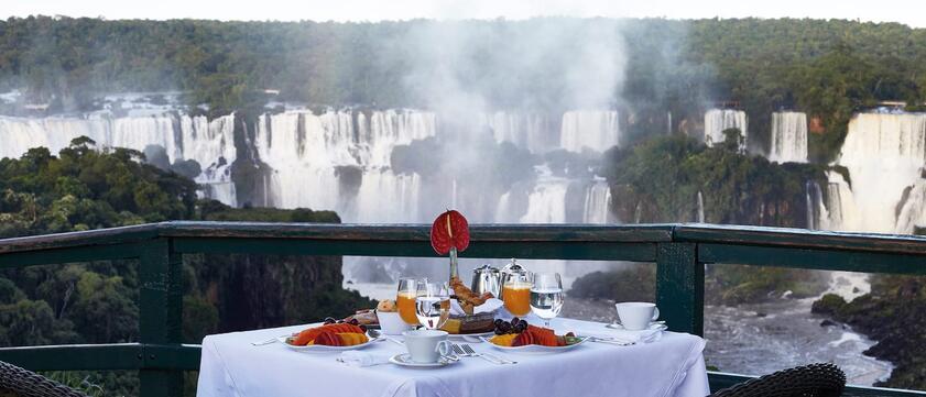 Belmond Hotel das Cataratas Fruehstueck mit Blick