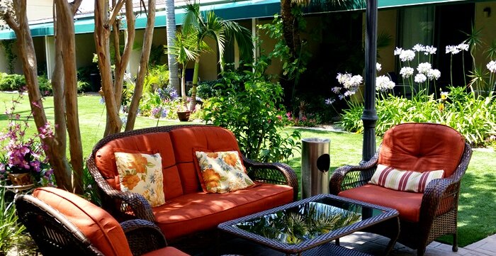 Pacific Gardens Hotel Terrasse