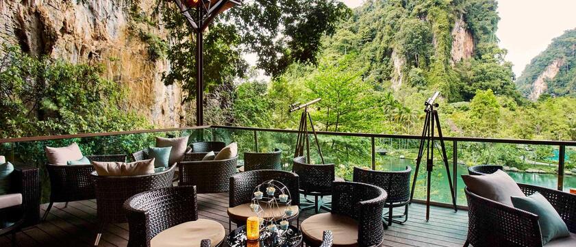 The Banjaran Hotsprings Retreat Terrasse