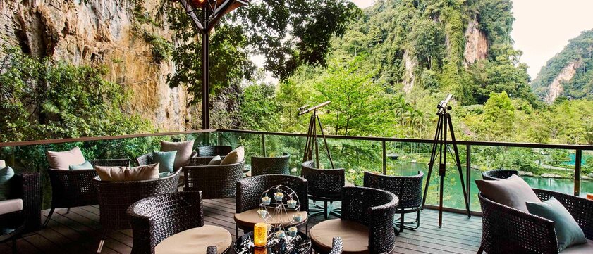 The Banjaran Hotsprings Retreat Terrasse