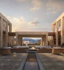 Anantara Al Jabal Al Akhdar Resort Innenhof
