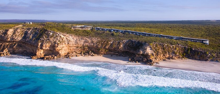 Southern Ocean Lodge Außenanlage