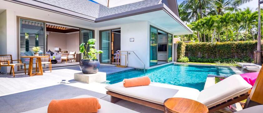 Santiburi Koh Samui Terrasse mit Pool