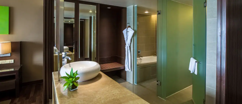 Bathroom vom Hyatt Regency Kinabalu