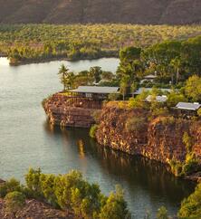 El Questro Homestead Luftaufnahme