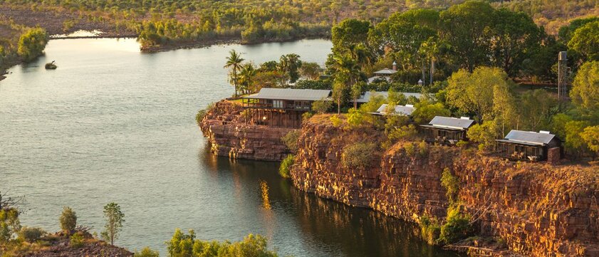 El Questro Homestead Luftaufnahme