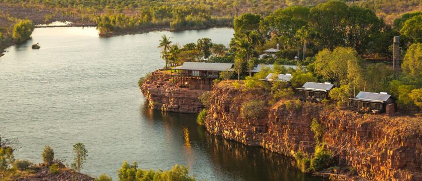 El Questro Homestead Luftaufnahme