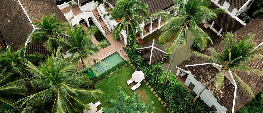 Satri House Außenansicht von oben