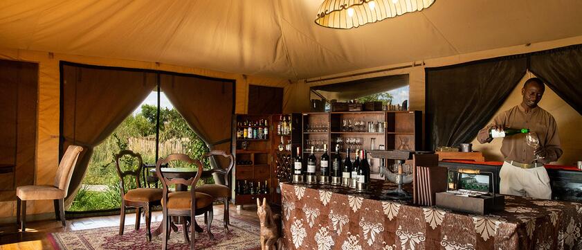 Sand River Masai Mara Camp Bar