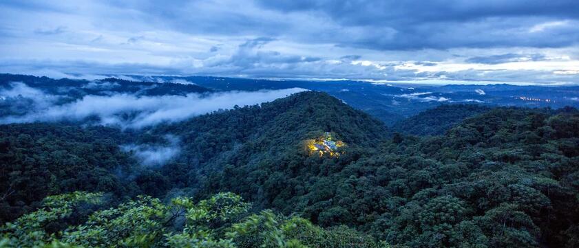 Mashpi Logde Luftaufnahme