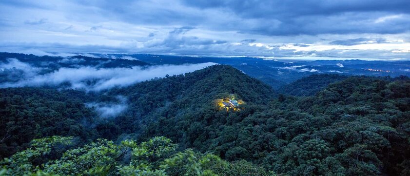 Mashpi Logde Luftaufnahme