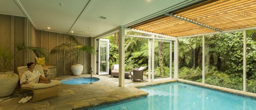 The Lodge at Kauri Cliffs Spabereich