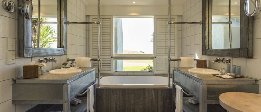 The Lodge at Kauri Cliffs Badezimmer