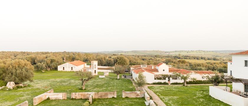 Aussicht vom Sao Lourenco do Barrocal in Monzarez