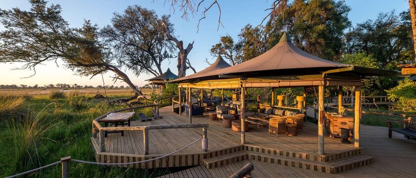 Little Vumbura Terrasse