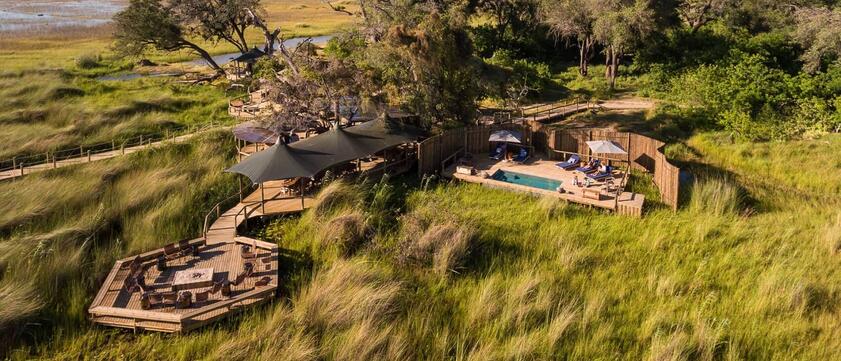 Little Vumbura Luftaufnahme