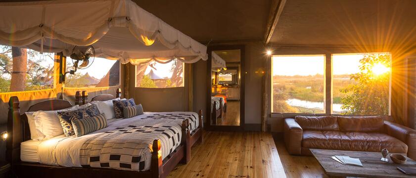 Little Vumbura Doppelzimmer