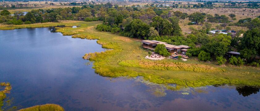 Qorokwe Camp Luftaufnahme
