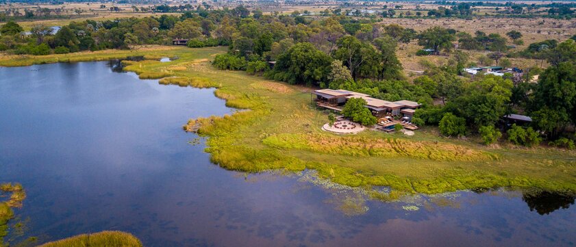 Qorokwe Camp Luftaufnahme