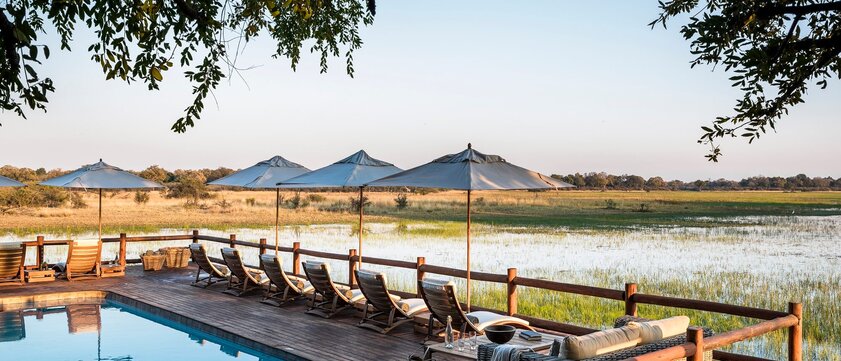 Sanctuary Chiefs Camp Pool Aussicht