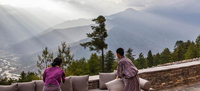 Six Senses Paro Aussicht
