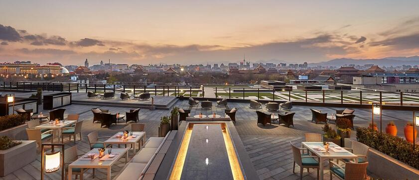 Mandarin Oriental Wangfujing Dachterrasse