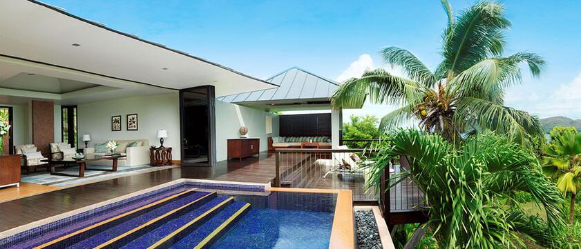 Raffles Seychelles privater Pool