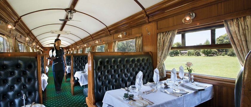 Rovos Rail Restaurant