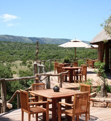 Msenge Bush Lodge Terrasse