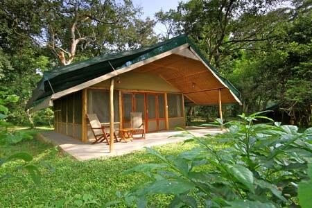 Ishasha Wilderness Camp Außenansicht